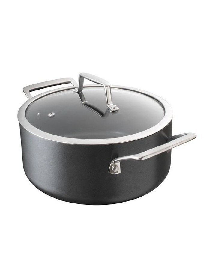 Cuisine::pro Diamond 9 Hard Anodised 6 Piece Cookware Set in Black image 3