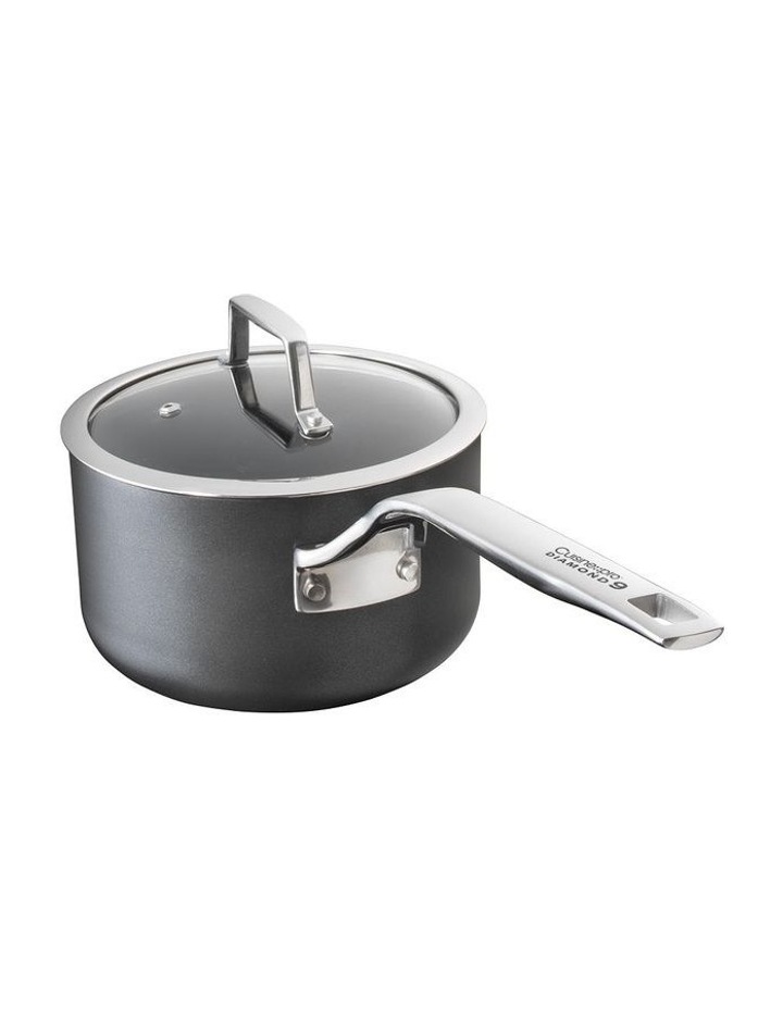 Cuisine::pro Diamond 9 Hard Anodised 6 Piece Cookware Set in Black image 5