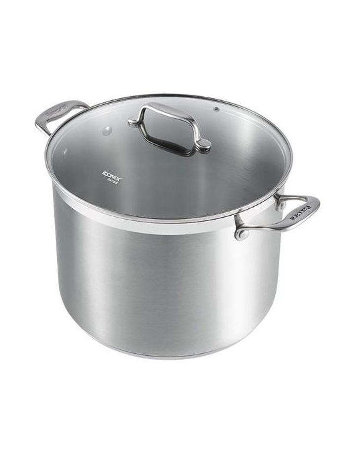 Baccarat iconiX Stockpot with Lid 28cm in Silver image 1