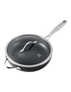 Baccarat iD3 Hard Anodised Saute Pan with Lid 30cm