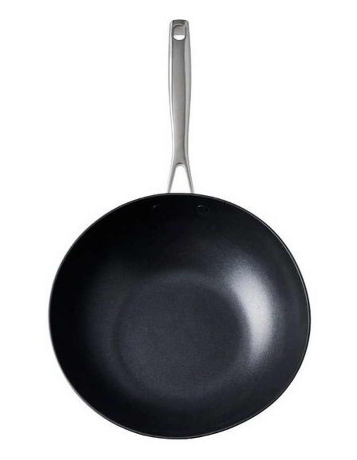 Baccarat iD3 Hard Anodised Stirfry Pan 28cm in Black image 1