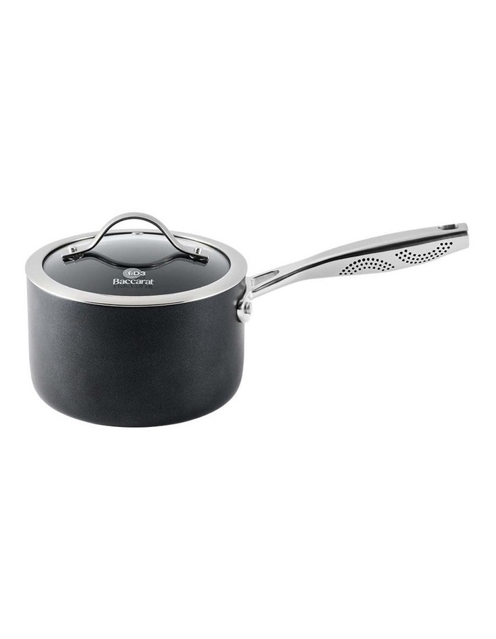 Baccarat iD3 Hard Anodised Saucepan with Lid 16cm in Black image 1