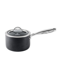 Baccarat iD3 Hard Anodised Saucepan with Lid 16cm in Black