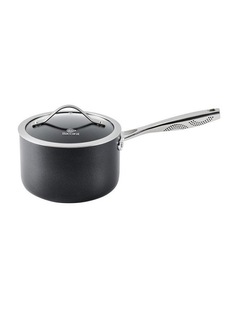 Baccarat iD3 Hard Anodised Saucepan with Lid 18cm in Black