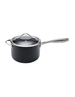 Baccarat iD3 Hard Anodised Saucepan with Lid 20cm in Black
