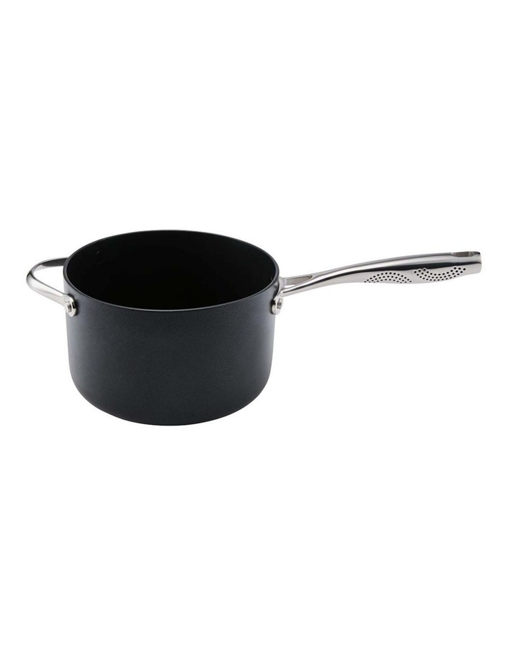 Baccarat iD3 Hard Anodised Saucepan with Lid 20cm in Black image 2
