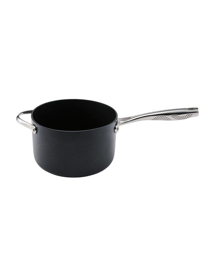 Baccarat iD3 Hard Anodised Saucepan with Lid 20cm in Black image 2