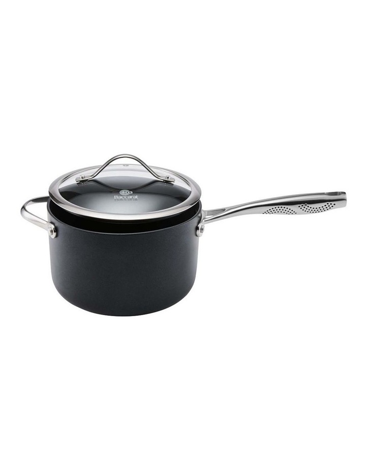Baccarat iD3 Hard Anodised Saucepan with Lid 20cm in Black image 3