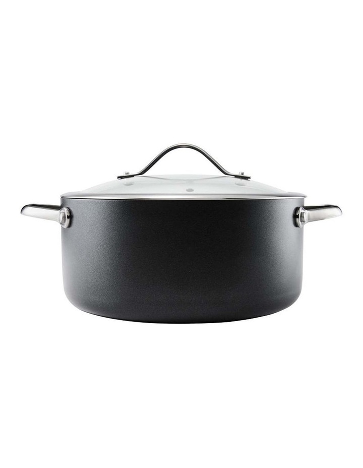 Baccarat iD3 Hard Anodised Casserole with Lid 24cm in Black image 3