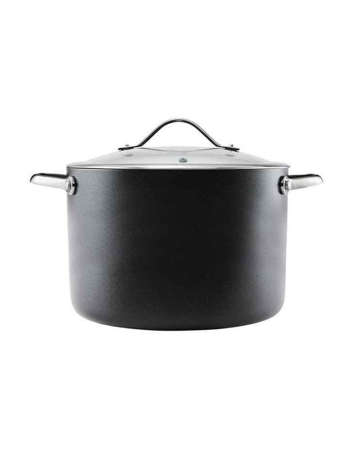 Baccarat iD3 Hard Anodised Stockpot with Lid 24cm in Black image 2