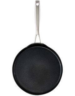 Baccarat iD3 Hard Anodised Crepe Pan 24cm in Black