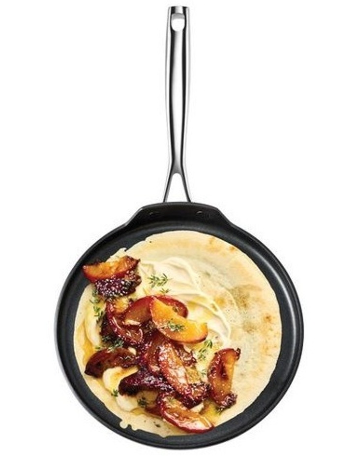 Baccarat iD3 Hard Anodised Crepe Pan 24cm in Black image 2