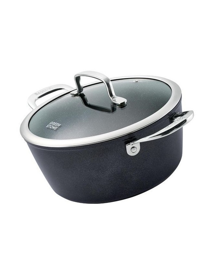 Baccarat GREEN STONE Casserole 24cm image 1