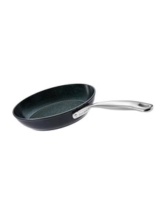 Baccarat Green Stone Frypan Tri Pack 20cm, 24cm And 28cm in Black