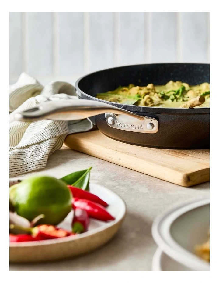 Baccarat Green Stone Frypan Tri Pack 20cm, 24cm And 28cm in Black image 5
