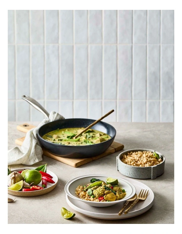 Baccarat Green Stone Frypan Tri Pack 20cm, 24cm And 28cm in Black image 6