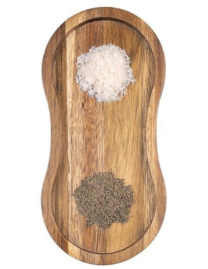 Alex Liddy Acacia Salt & Pepper Tray in Brown image 1
