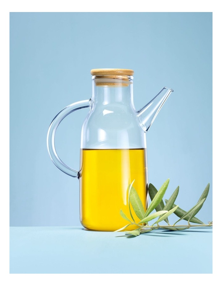 Alex Liddy Advance Glass Oil Bottle 500ml in Blue image 2