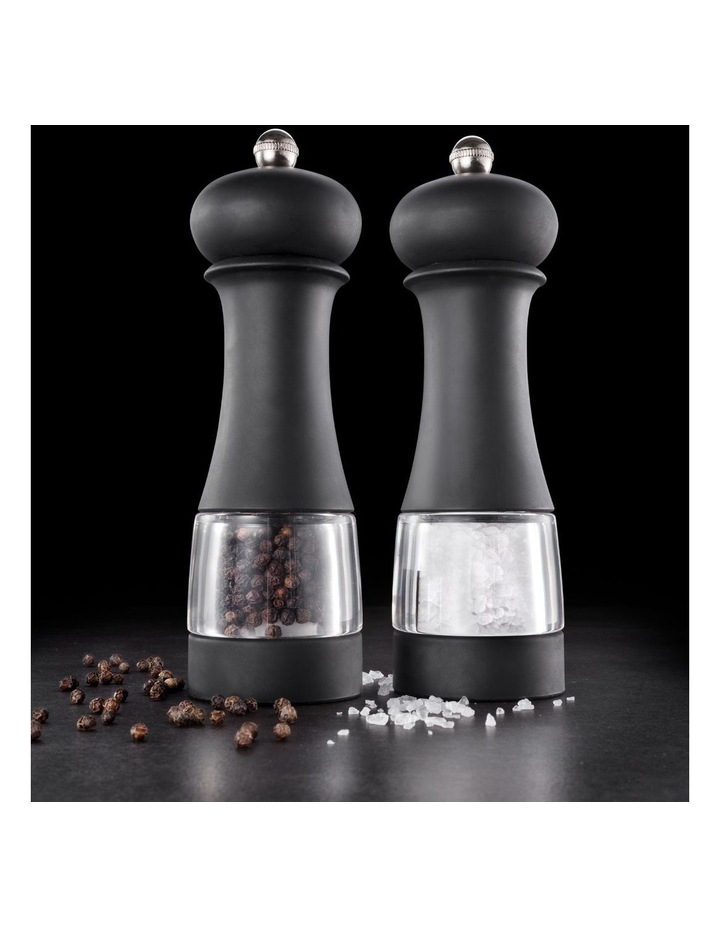 Spice Market Salt & Pepper Mill Set 18cm in Black image 3