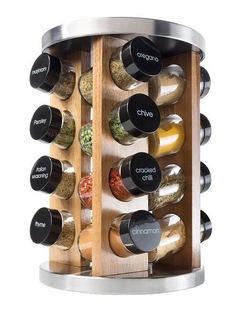 Baccarat Spice Market Khari Jar Spice Rack 16 in Beige