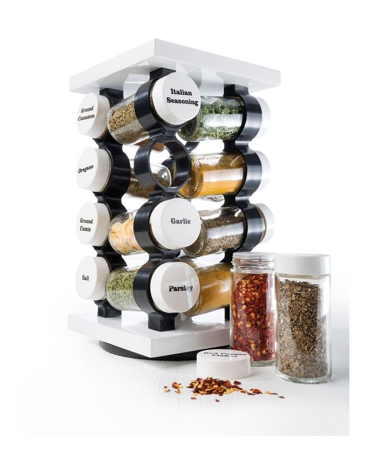 Spice Market Aroma 16 Jar Rotating Spice Rack in White image 2