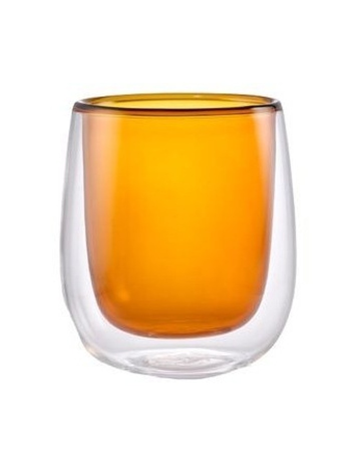 Verv Double Wall Cup Set 2 Piece 250ml in Amber image 2