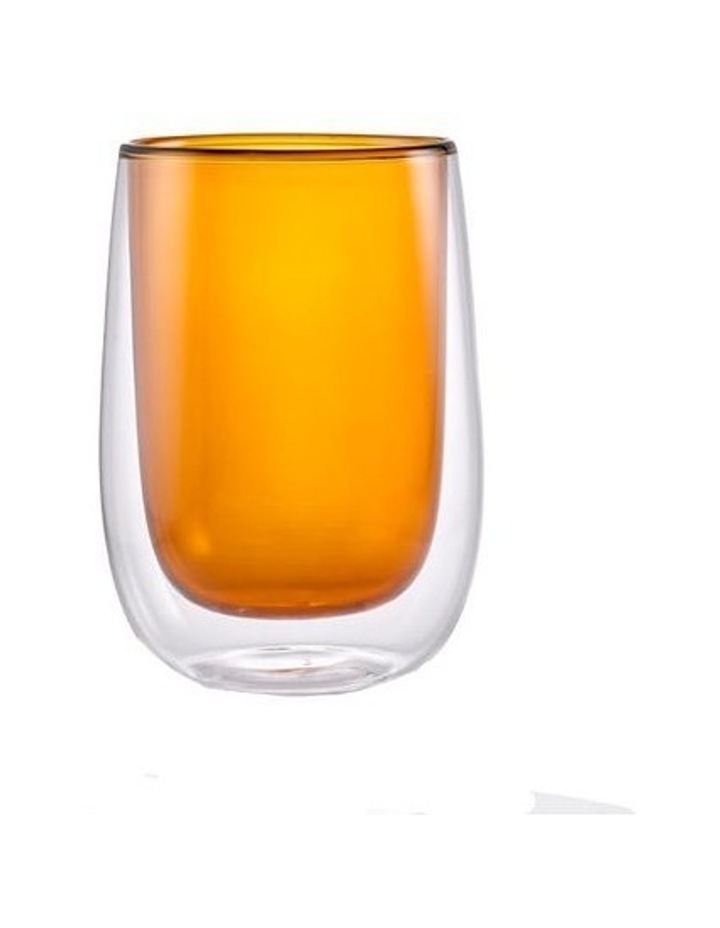 Verv Double Wall Cup Set 2 Piece 350ml in Amber image 2