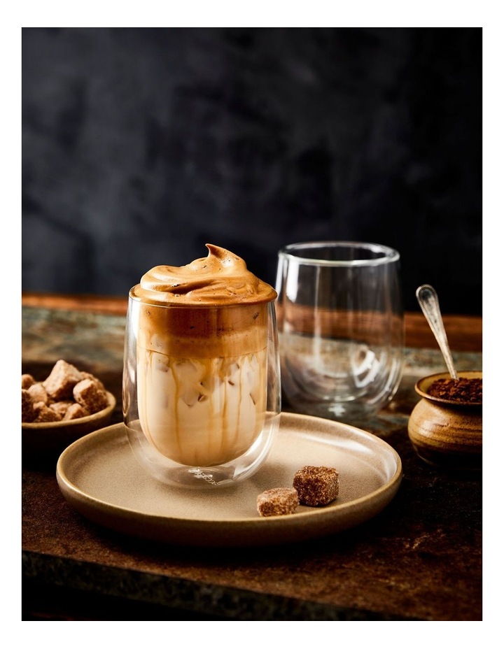 Barista Cafe Double Wall Glass Set 2 Piece 250ml in Clear image 2