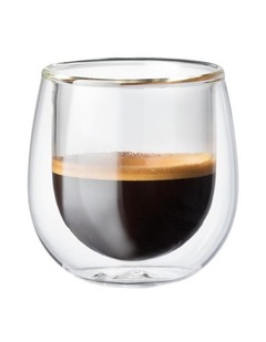 Barista Caf 2 Piece Espresso Glass Set 90mL
