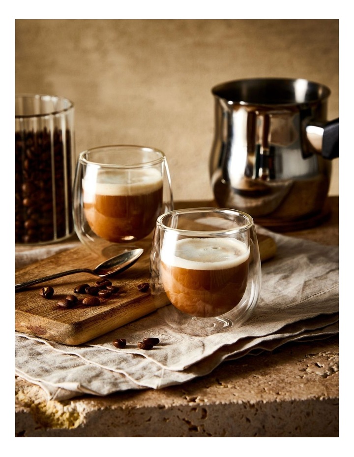 Barista Caf 2 Piece Espresso Glass Set 90mL image 2
