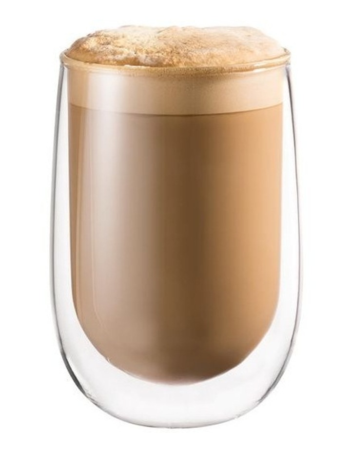 Baccarat Barista Caf Double Wall Glass Set 350ml 2 Piece in White image 1