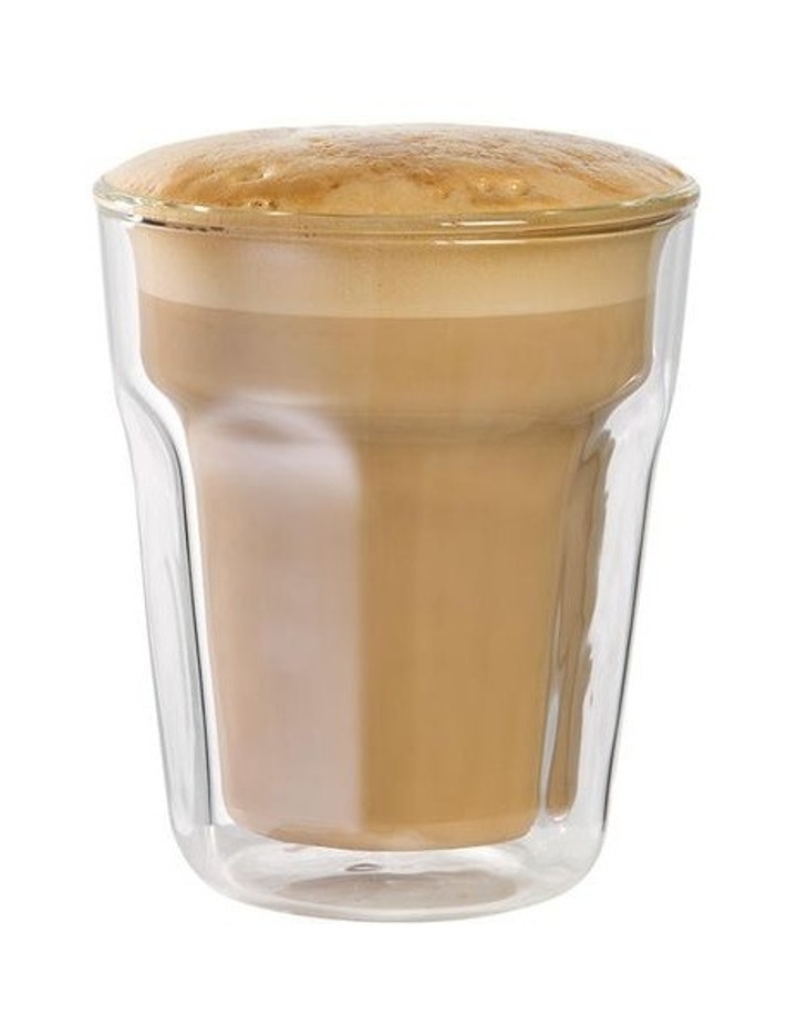 Baccarat Barista Facet 2 Piece Double Wall Latte Glass Set 236mL image 1