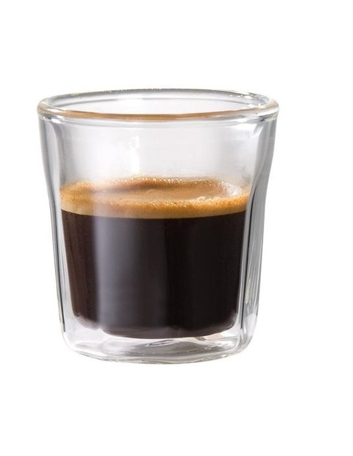 Baccarat Barista Facet 2 Piece Double Wall Espresso Glass Set 88mL image 1