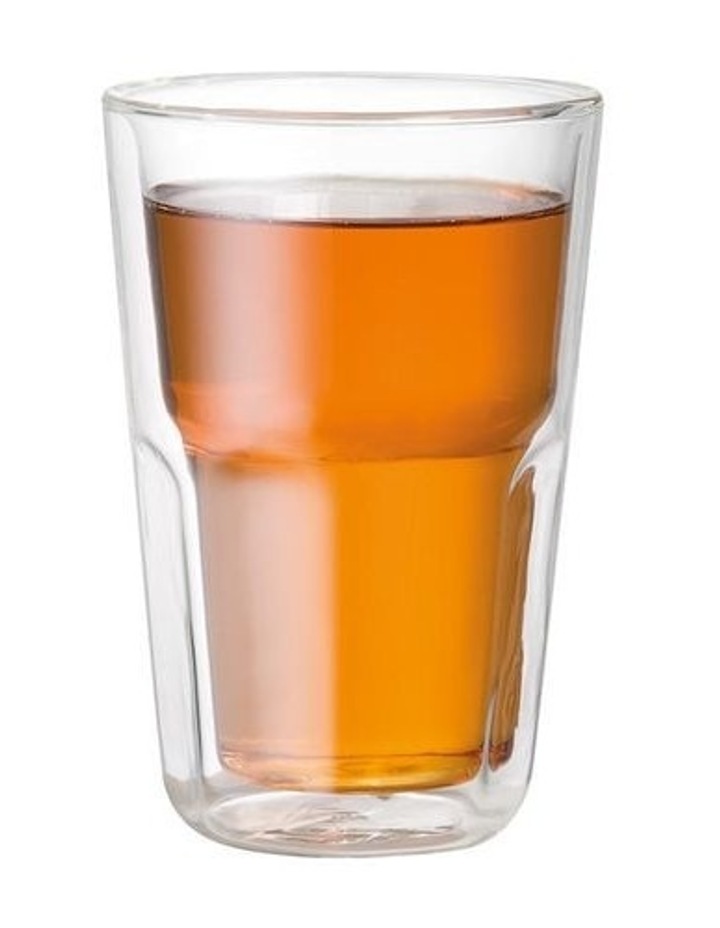 Baccarat Barista Facet 2 Piece Double Wall Medium Glass Set 345mL image 1