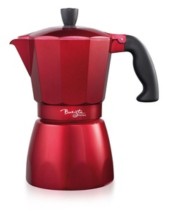 Baccarat Barista Italico 6 Cup Espresso Maker in Red