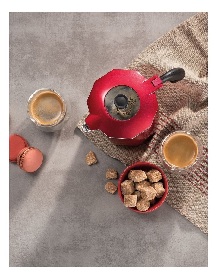 Baccarat Barista Italico 6 Cup Espresso Maker in Red image 3