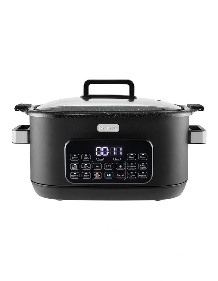GREEN STONE Sear & Slow 6L Slow Cooker in Black image 1
