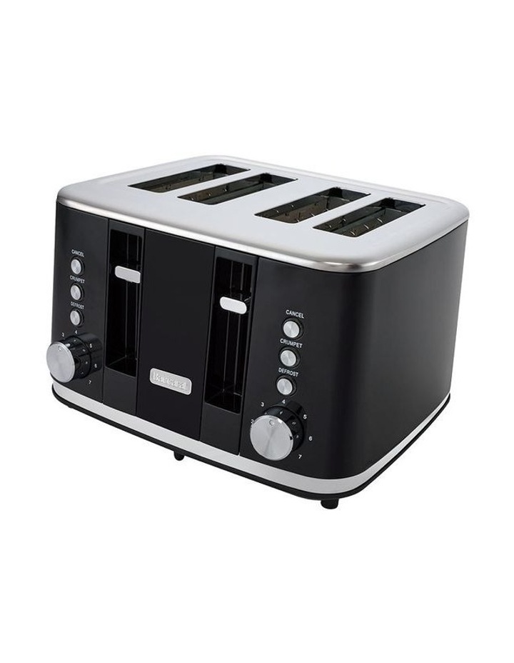The Toasty Slice 4 Slice Toaster in Black image 2