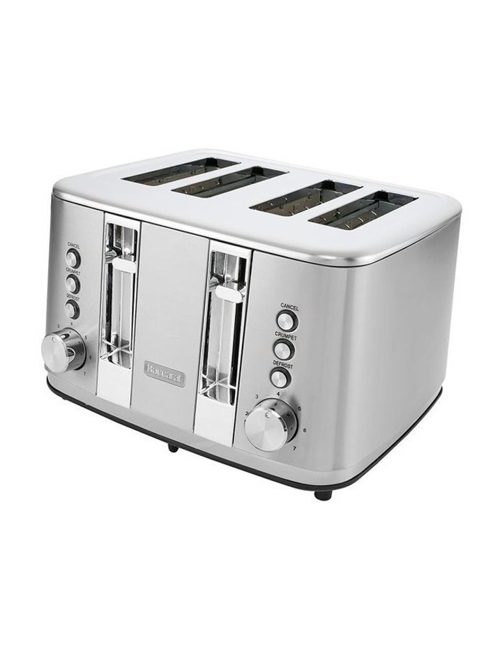 The Toasty Slice 4 Slice Toaster in Silver image 2