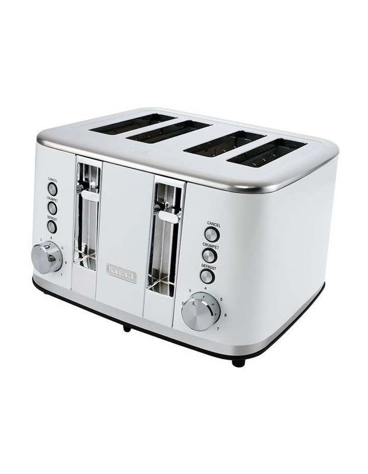 The Toasty Slice 4 Slice Toaster in White image 2