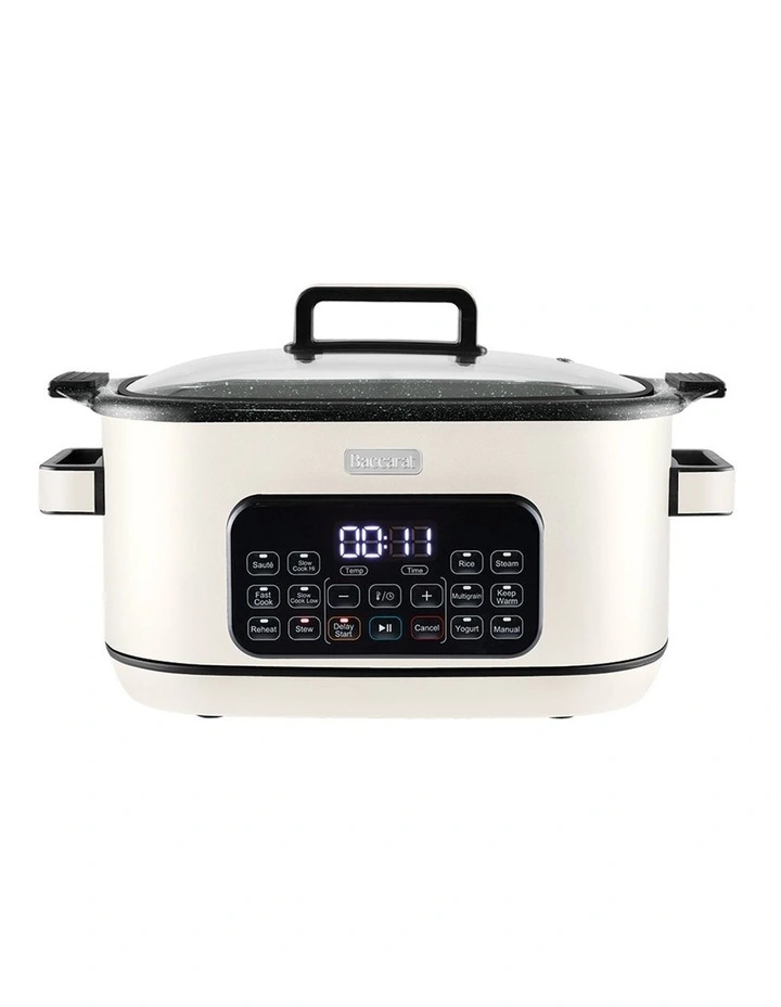 GREEN STONE Sear & Slow 6L Slow Cooker in Salt image 1