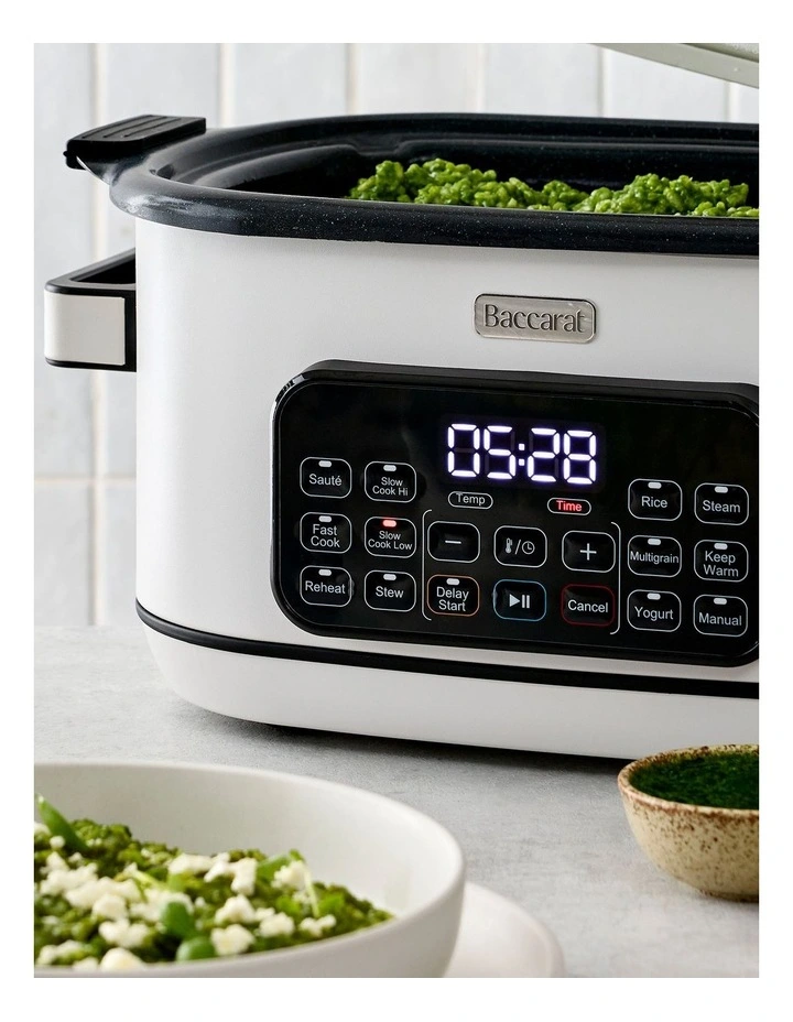 GREEN STONE Sear & Slow 6L Slow Cooker in Salt image 6