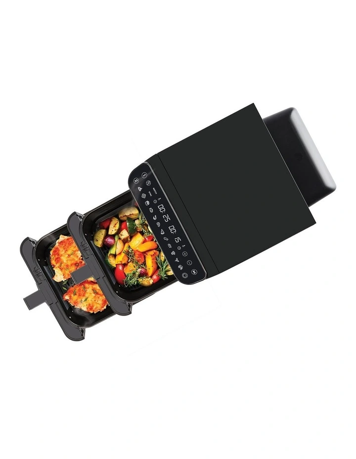 The Healthy Stack 11L 2 Stack Air Fryer in Black image 6