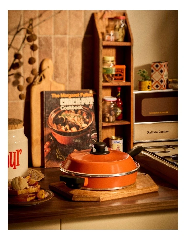 Bessemer Frypan 28cm in Orange image 4