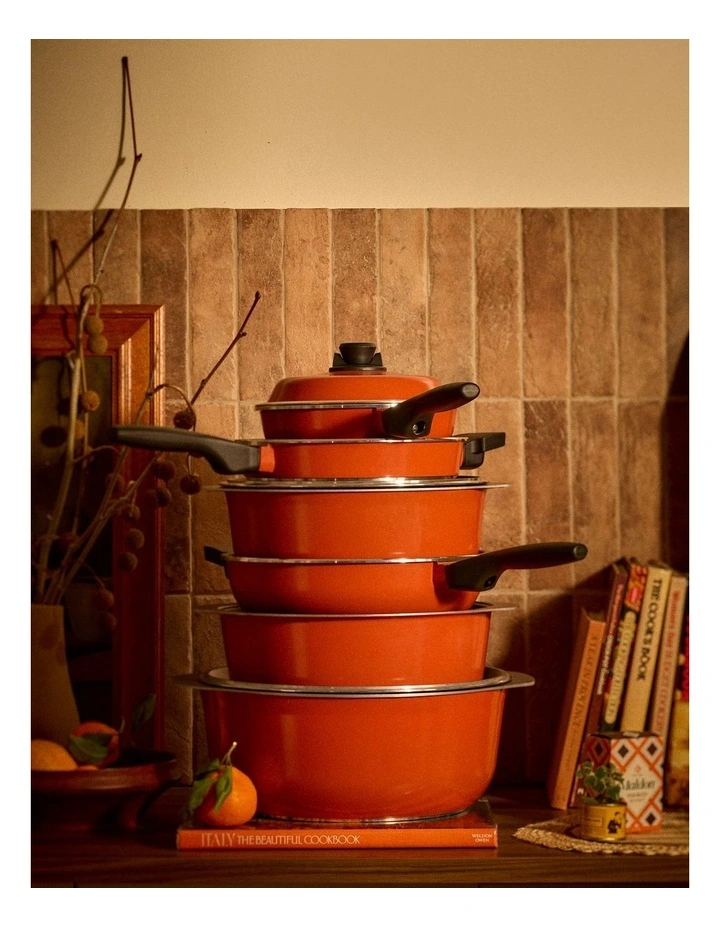 Bessemer Lid 24cm in Orange image 4