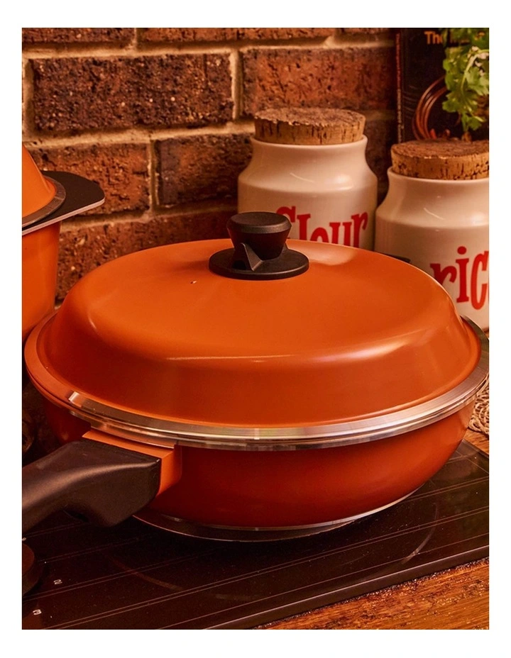 Bessemer Lid 24cm in Orange image 5