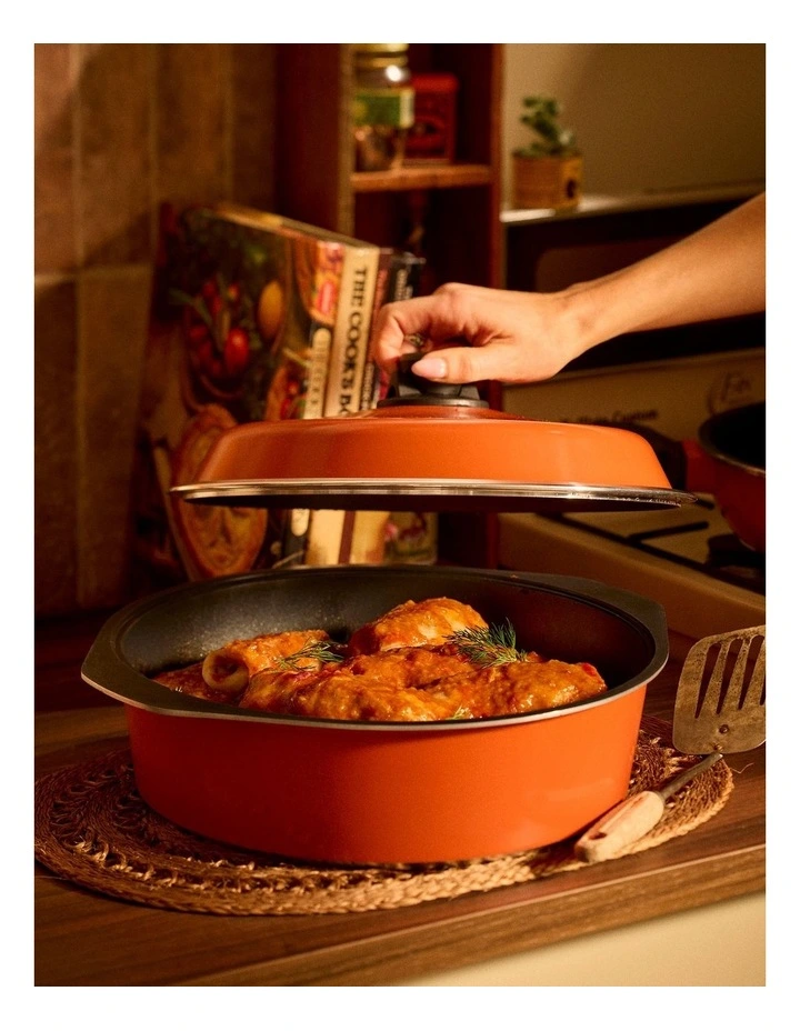 Bessemere Lid 32cm in Orange image 3