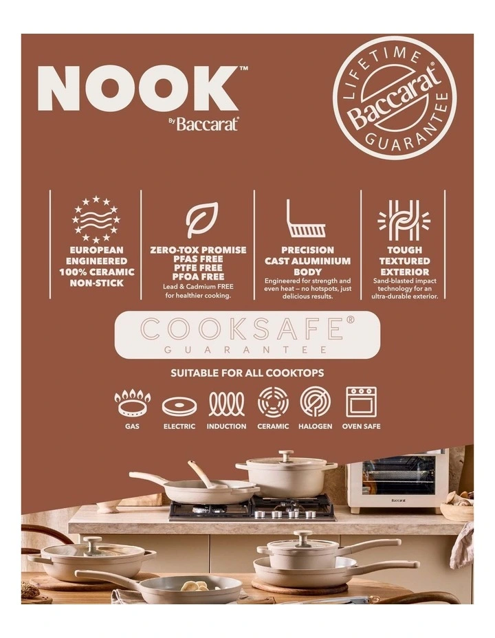 NOOK by Baccarat Frypan 30cm in Sky image 7