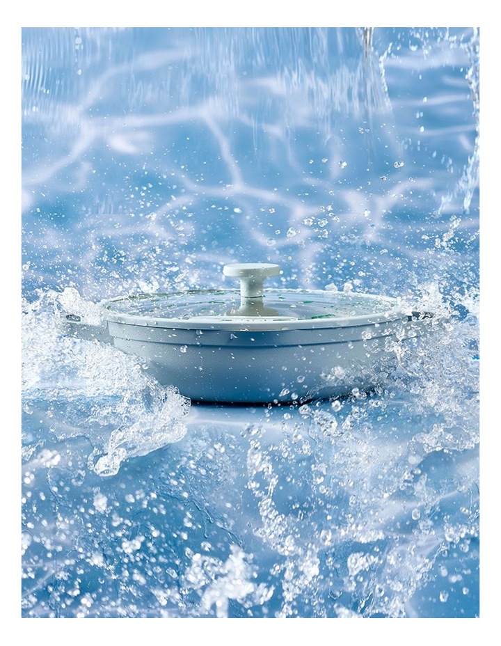 NOOK by Baccarat Saute Pan with Lid 30cm in Sky image 4
