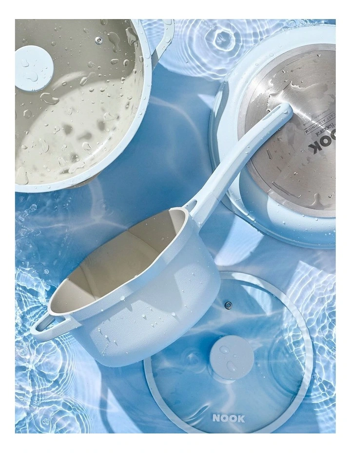 NOOK by Baccarat Saucepan with Lid 20cm in Sky image 5